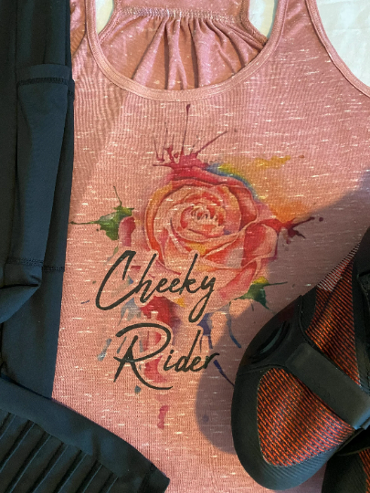 Cheeky Rider Rose's Rebels Bella Flowy Racerback