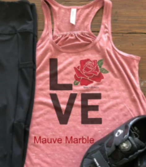 LOVE Rose's Rebels Bella Flowy Racerback