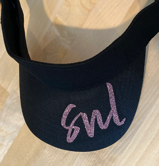 Lower Case Monogram Sport Sun Visor/Personalized/Monogram