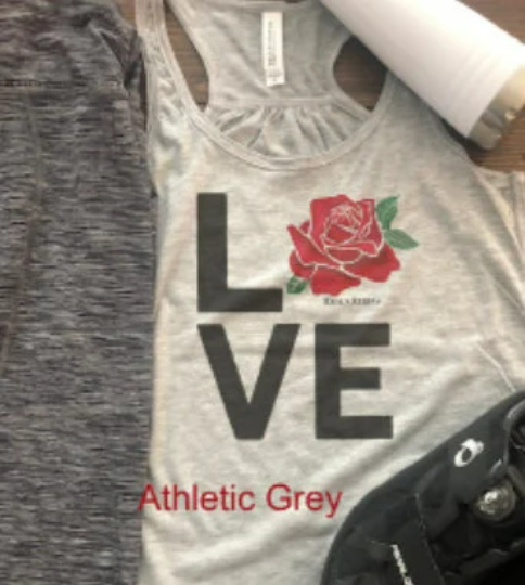 LOVE Rose's Rebels Bella Flowy Racerback