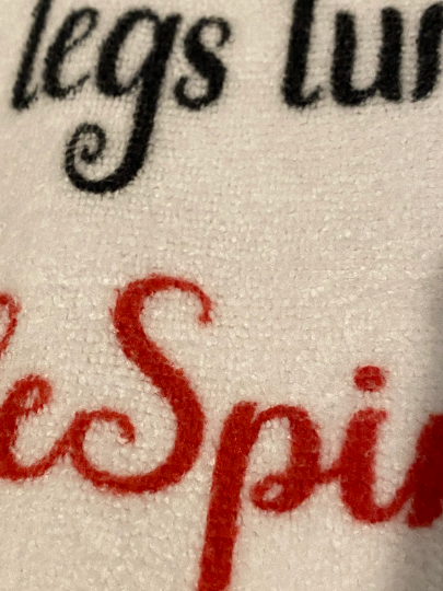 Clickety Clack Your Toes In Towel/Personalization Optional