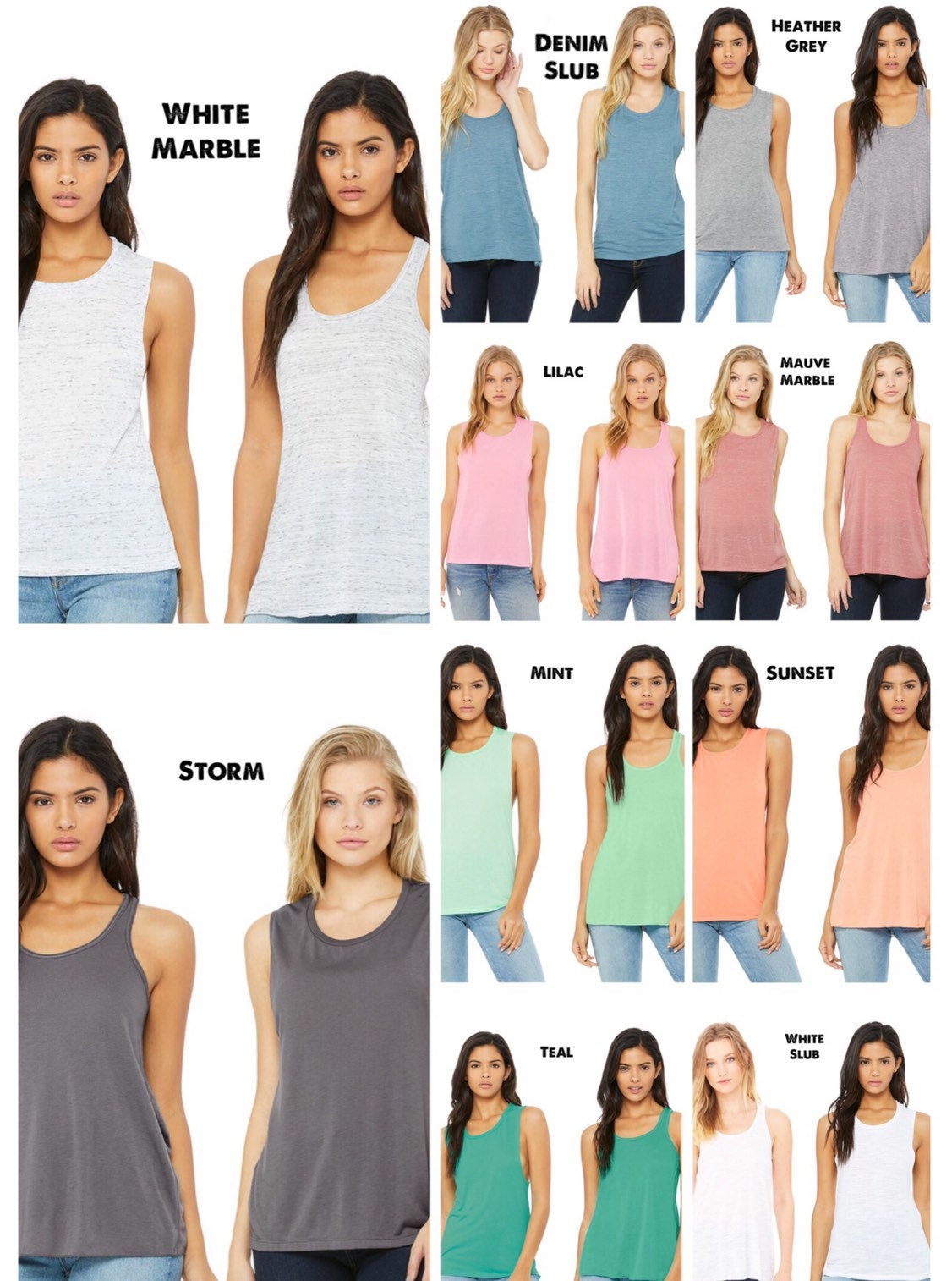 Inhale all the good exhale all the bad Bella Ladies Muscle Tank or Flowy Racerback
