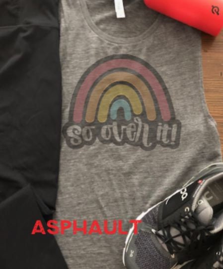 So Over It Rainbow Bella Ladies Muscle tank