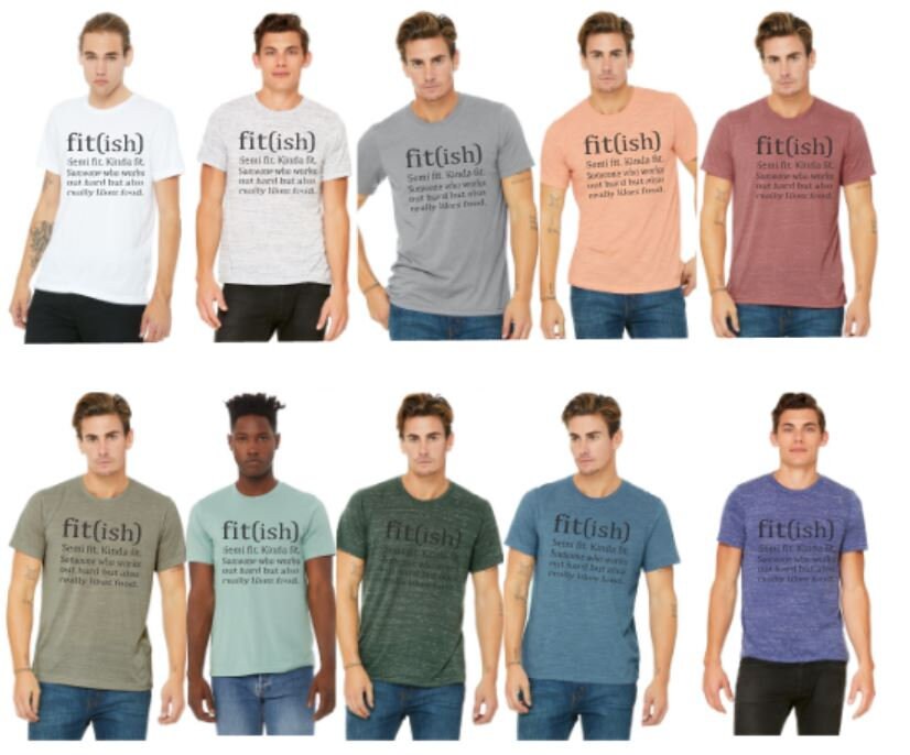 Fit(ish)/Kinda Fit. Semi fit. Bella Unisex Short Sleeve Tee