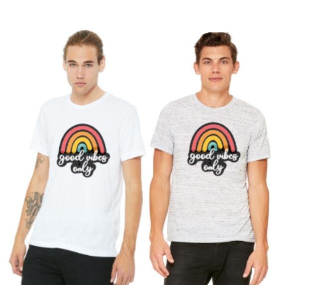Good Vibes Only Bella Unisex Short Sleeve Tee