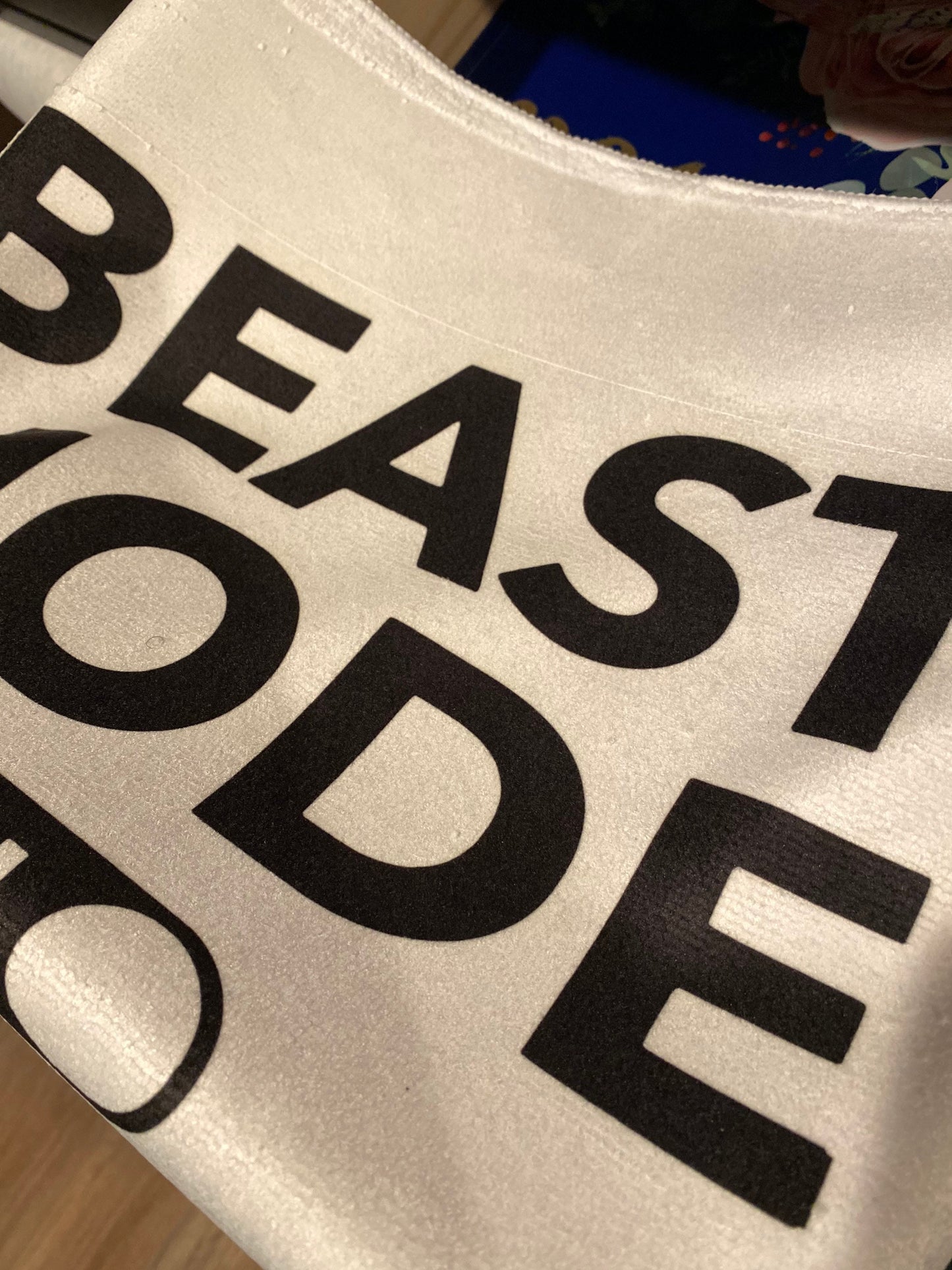 Beast Mode On Fitness Towel/2 sizes/Personalization Optional