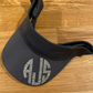 Circle Monogram sport visor/sun visor/personalized/monogram