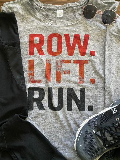 Row Lift Run Sport-tek  Ladies Long Sleeve Tee/After Workout tee with Thumbholes