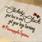 Clickety Clack Your Toes In Towel/Personalization Optional