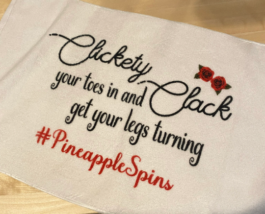 Clickety Clack Your Toes In Towel/Personalization Optional