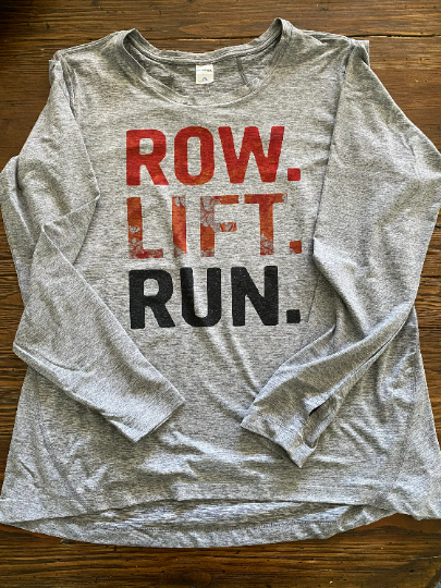 Row Lift Run Sport-tek  Ladies Long Sleeve Tee/After Workout tee with Thumbholes