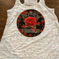 Rose's Rebels Circle Graphic Bella Racerback Tank