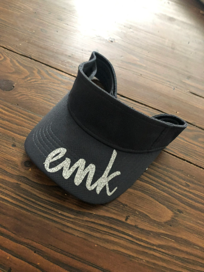 Lower Case Monogram Sport Sun Visor/Personalized/Monogram