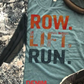 Row Lift Run Bella Ladies Muscle Tank