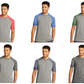 Rose’s Rebels Graffiti Performance Mens Short Sleeve Tee/extended sizes/Sporttek Tee Moisture Wicking Soft Performance