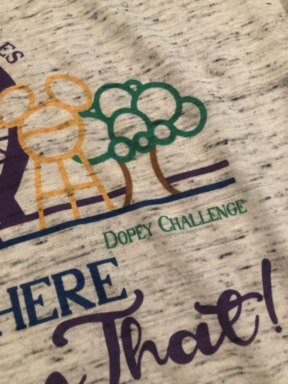 Been There Ran That Dopey Challenge/Bella Ladies Racerback or Muscle/Bella Unisex Short Sleeve Tee