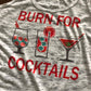 Burn for cocktails Bella Ladies Flowy Racerback Tank