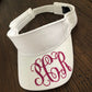 Interlocking Vine Monogram Sport Visor/Sun Visor/Personalized