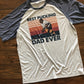 Best Pucking Dad Ever/Retro Hockey Tee/Sport-tek triblend Tee/Moisture Wicking Tee