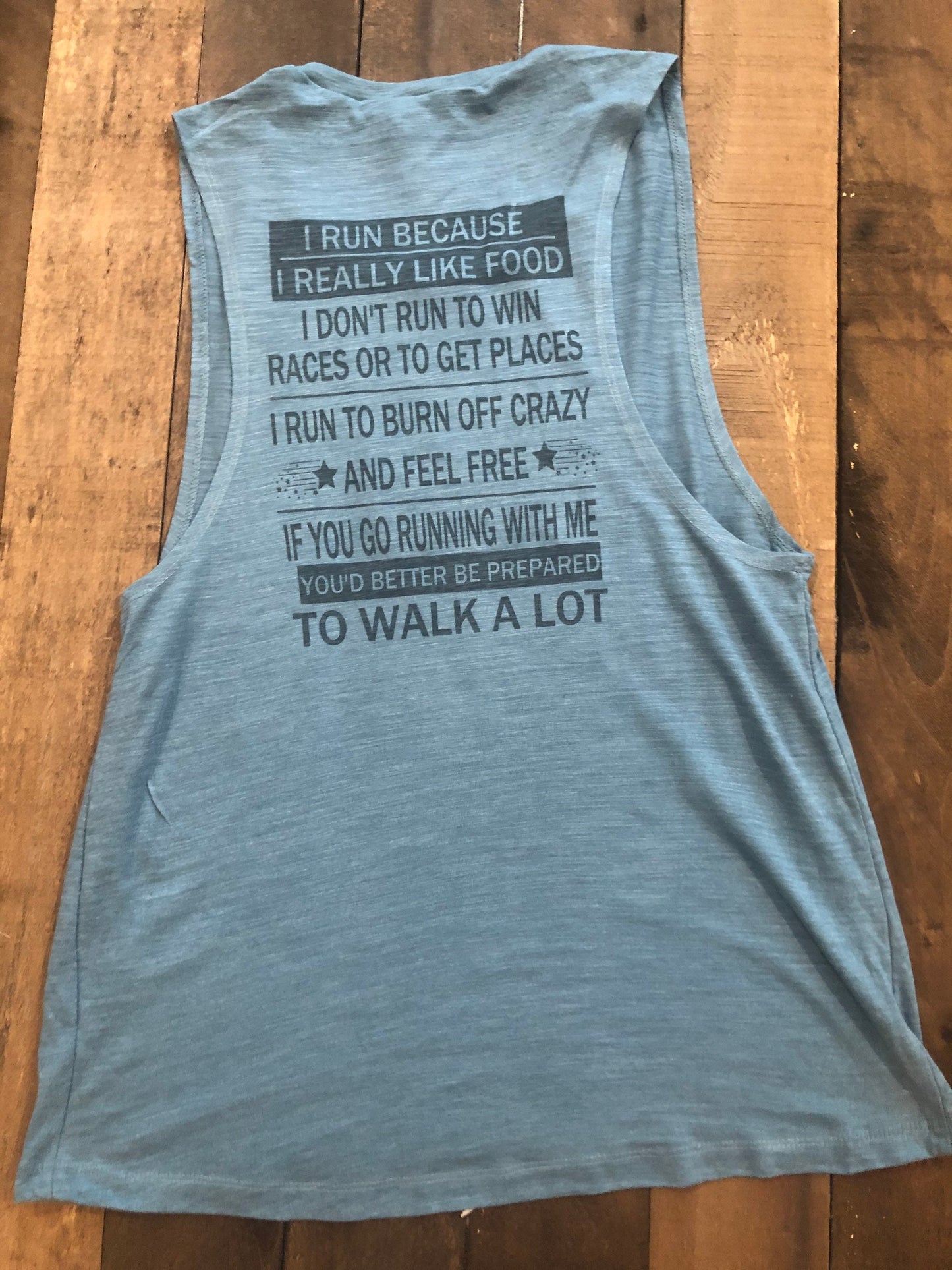 I Am A Runner! Reasons I’m a Runner Bella Ladies Flowy Racerback or Muscle Tank