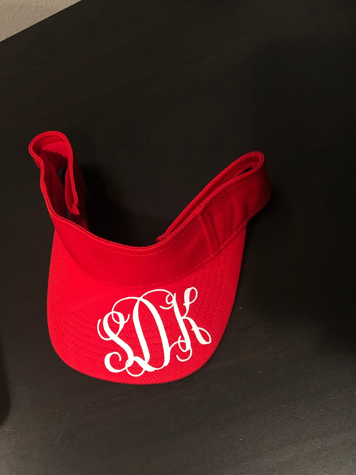 Interlocking Vine Monogram Sport Visor/Sun Visor/Personalized