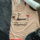 Coffee Tread Wine  Repeat Bella Ladies Flowy Racerback Tank