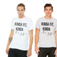Kinda Fit Kinda Lazy/graphic tee/fun fitness/workout tee/Bella Unisex short sleeve tee