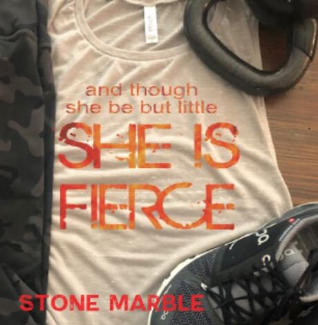 And Though She Be But Little, She Is Fierce Bella Muscle Tank