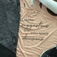 I Make Suggestions, You Make Decisions Bella Ladies Flowy Racerback Tank