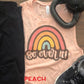 So Over It Rainbow Bella Ladies Muscle tank
