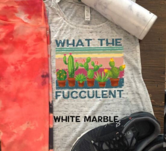 What the Fucculent Bella Ladies Muscle Tank