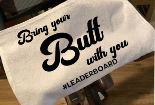 Bring Your Butt With You Fitness Towel/2 sizes/Personalization Optional