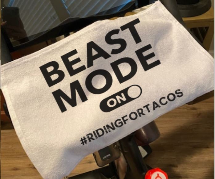 Beast Mode On Fitness Towel/2 sizes/Personalization Optional