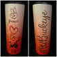 Peace Love Ride Personalized Vacuum Sealed Insulated Duo Lid Tumbler or Bottle/multiple sizes