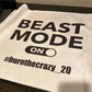 Beast Mode On Fitness Towel/2 sizes/Personalization Optional