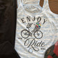 Enjoy The Ride Bella Ladies Flowy Racerback