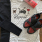Coffee Bike Wine Repeat Bella Unisex Short Sleeve Tee