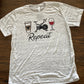 Coffee Bike Wine Repeat Bella Unisex Short Sleeve Tee