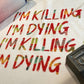 I’m Killing It, I’m Dying Workout Towel/sublimation/Personalization Optional
