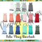 Clickety Clack Your Toes In Rose’s Rebels Bella flowy racerback