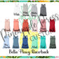 Living my life in Zone 3 Bella Ladies Flowy Racerback Tank