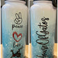 Peace Love Ride Personalized Vacuum Sealed Insulated Duo Lid Tumbler or Bottle/multiple sizes