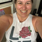 LOVE Rose’s Rebels Bella Ladies Cropped Racerback Tanl