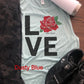 LOVE Roses Rebels Bella Ladies Muscle Tank
