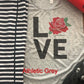LOVE Roses Rebels Bella Ladies Muscle Tank