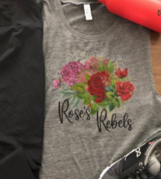 Rose's Rebels Classical Music Bella Ladies Muscle Tank