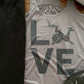 LOVE Bike/Bella Ladies Flowy Racerback Tank