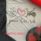 Peace Love Ride Bella Unisex Tee